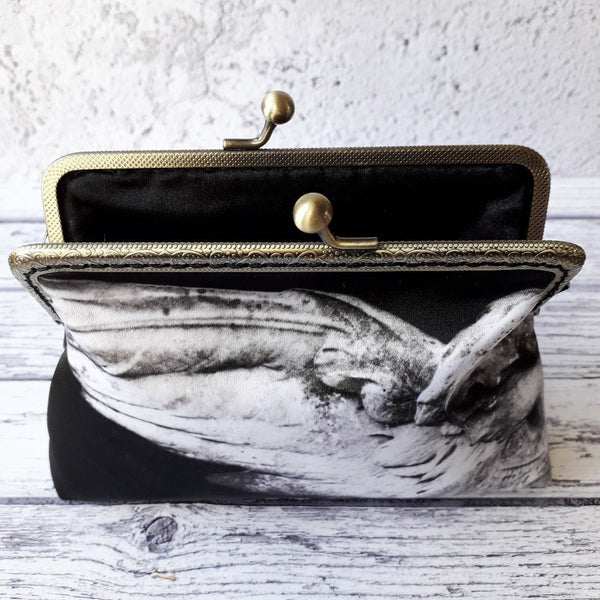 Stone Gaurdian Angel Clutch Bag Purse Wedding Gift for Her Birthday Gift