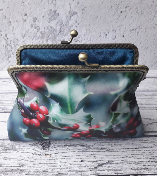 Holly Clutch Bag Purse Wedding Gift for Her 