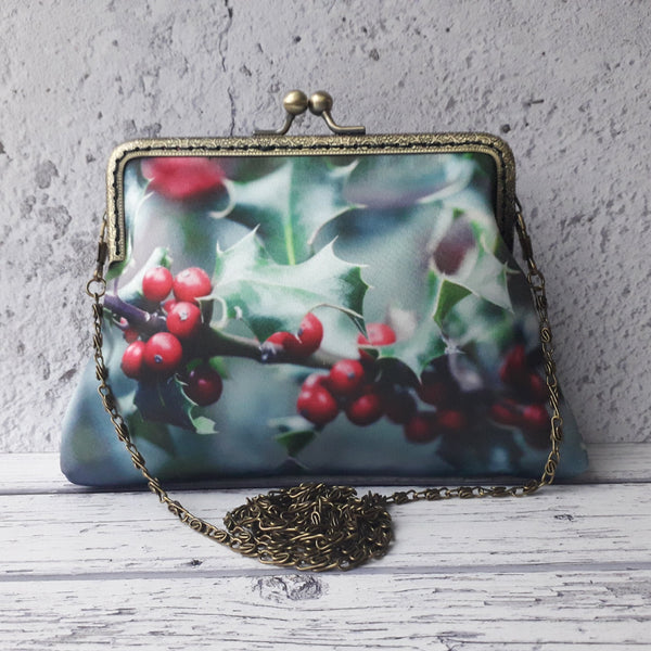 Holly Clutch Bag Purse Wedding Gift for Her 