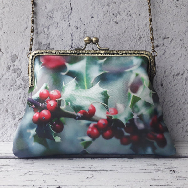 Holly Clutch Bag Purse Wedding Gift for Her 