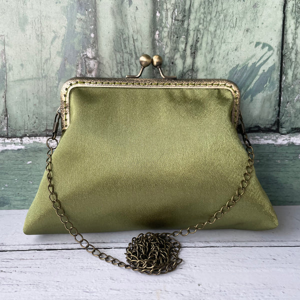 Olive clutch hotsell bag
